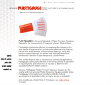 Tablet Screenshot of plastigaugeusa.com